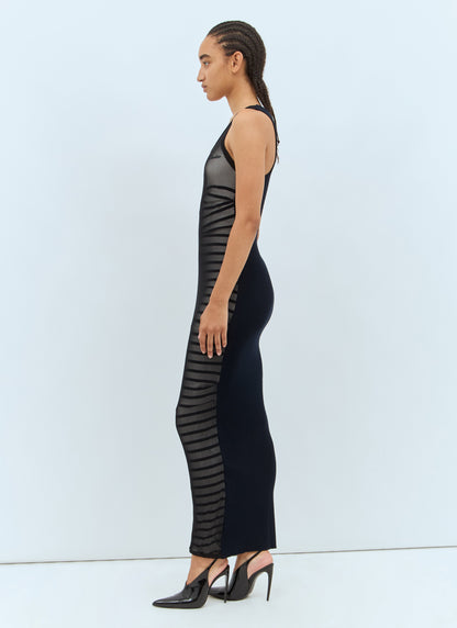 Jean Paul Gaultier Women Ribbed Mariniere Maxi Dress by Luosophy