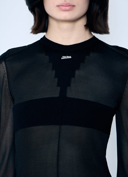Jean Paul Gaultier Women Open-Knit Sweater by Luosophy
