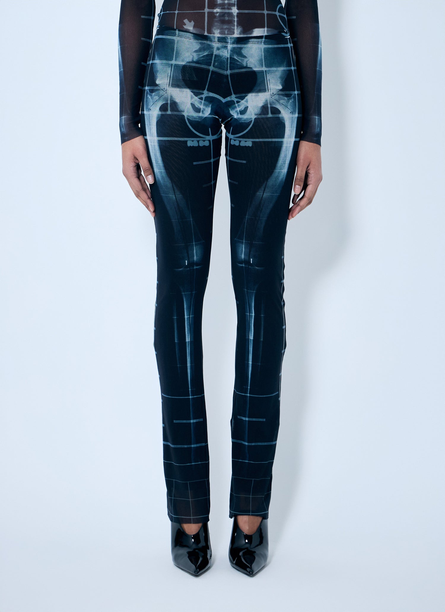 Jean Paul Gaultier Women Squeletor Mesh Pants by Luosophy