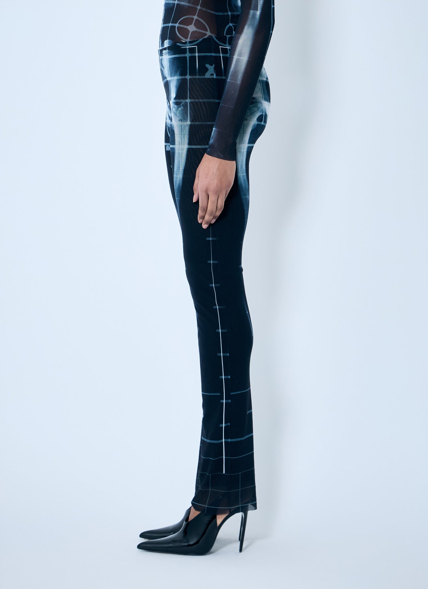 Jean Paul Gaultier Women Squeletor Mesh Pants by Luosophy
