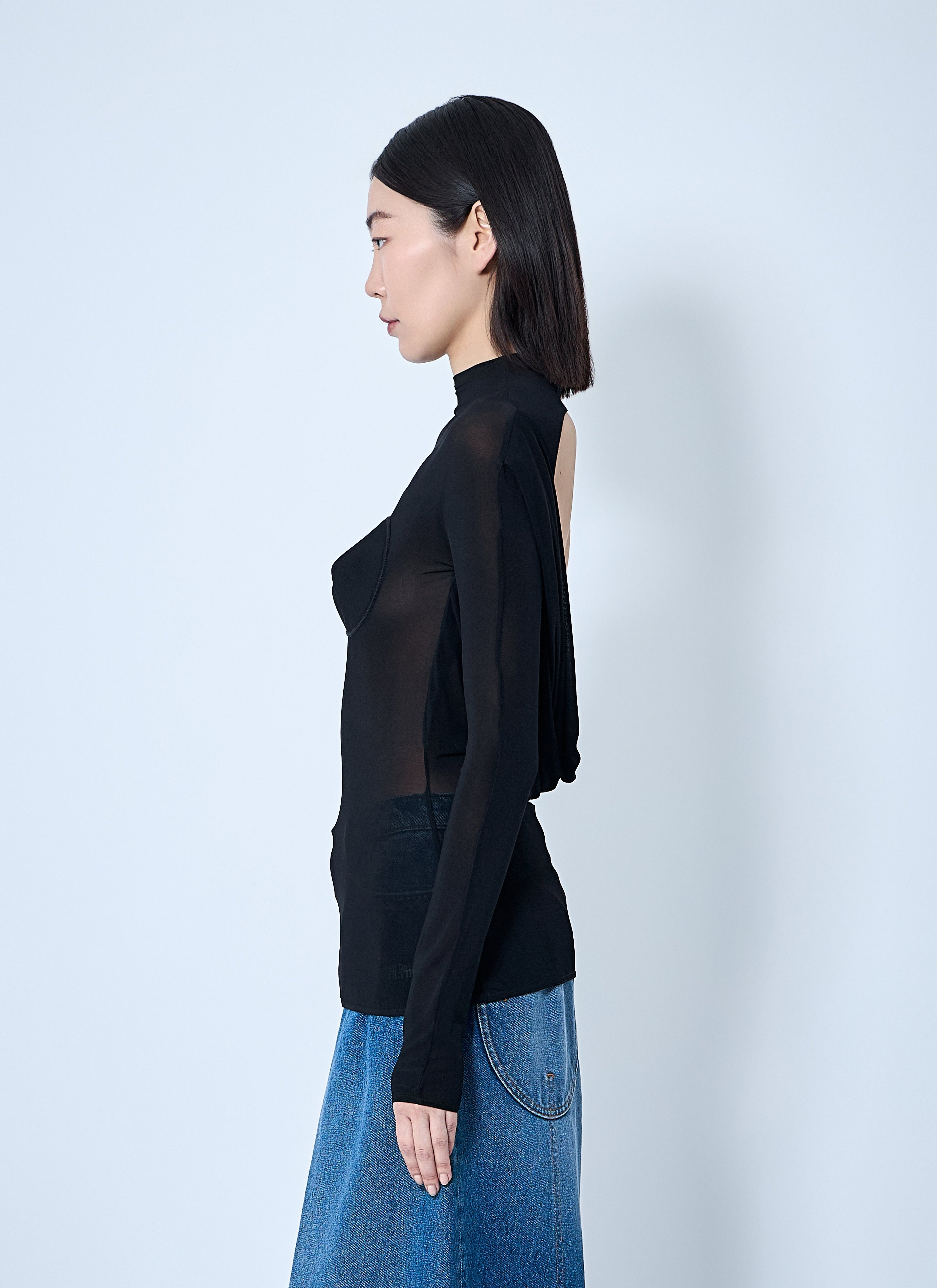 Jean Paul Gaultier Women Backless Conical Top by Luosophy