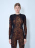 Jean Paul Gaultier Women Wood Mesh Top by Luosophy