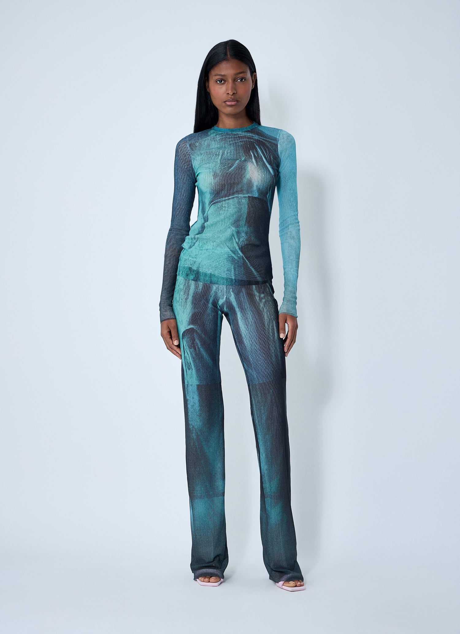 Jean Paul Gaultier Women Water Mesh Pants by Luosophy