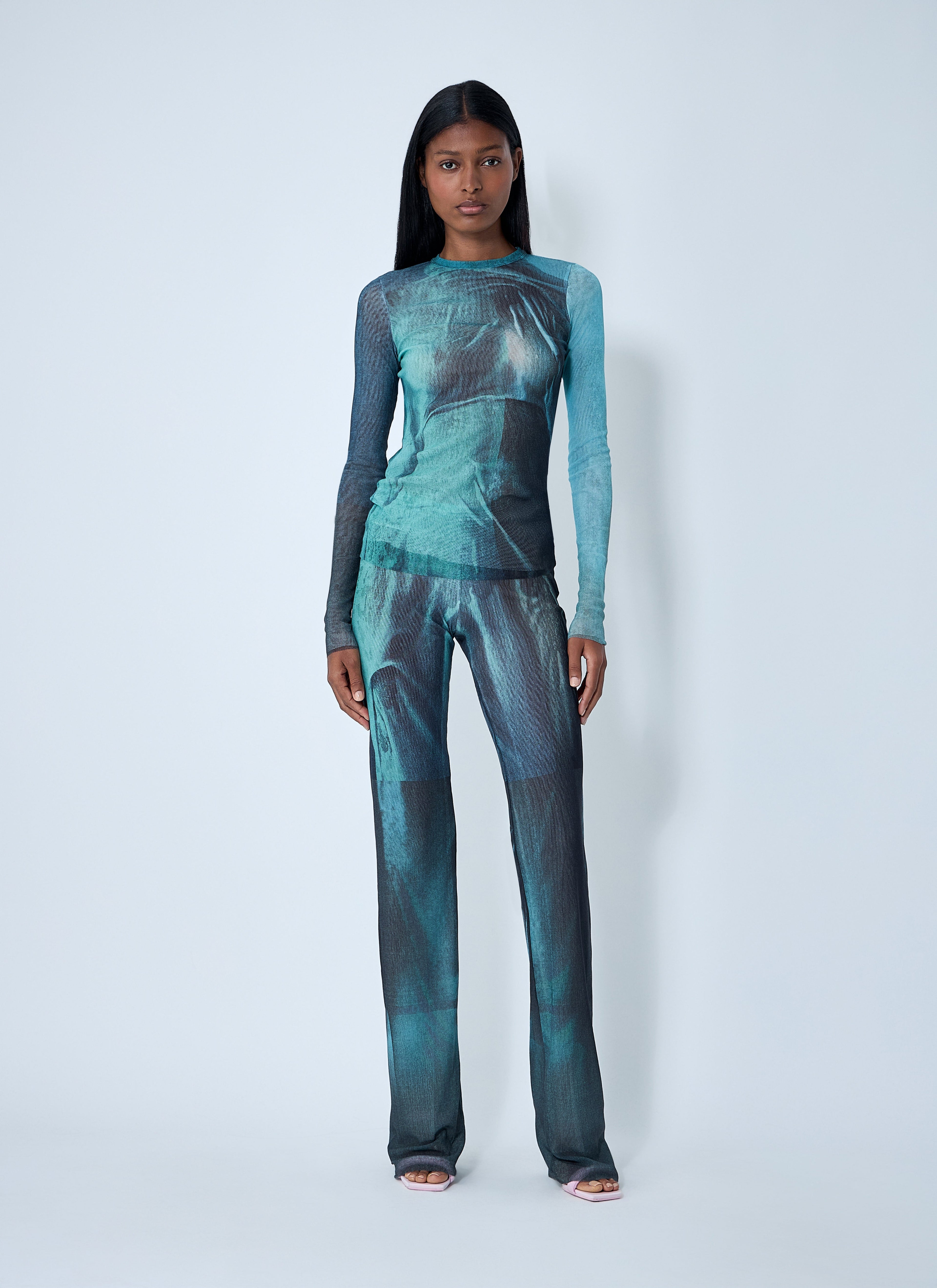 Jean Paul Gaultier Women Water Mesh Pants by Luosophy