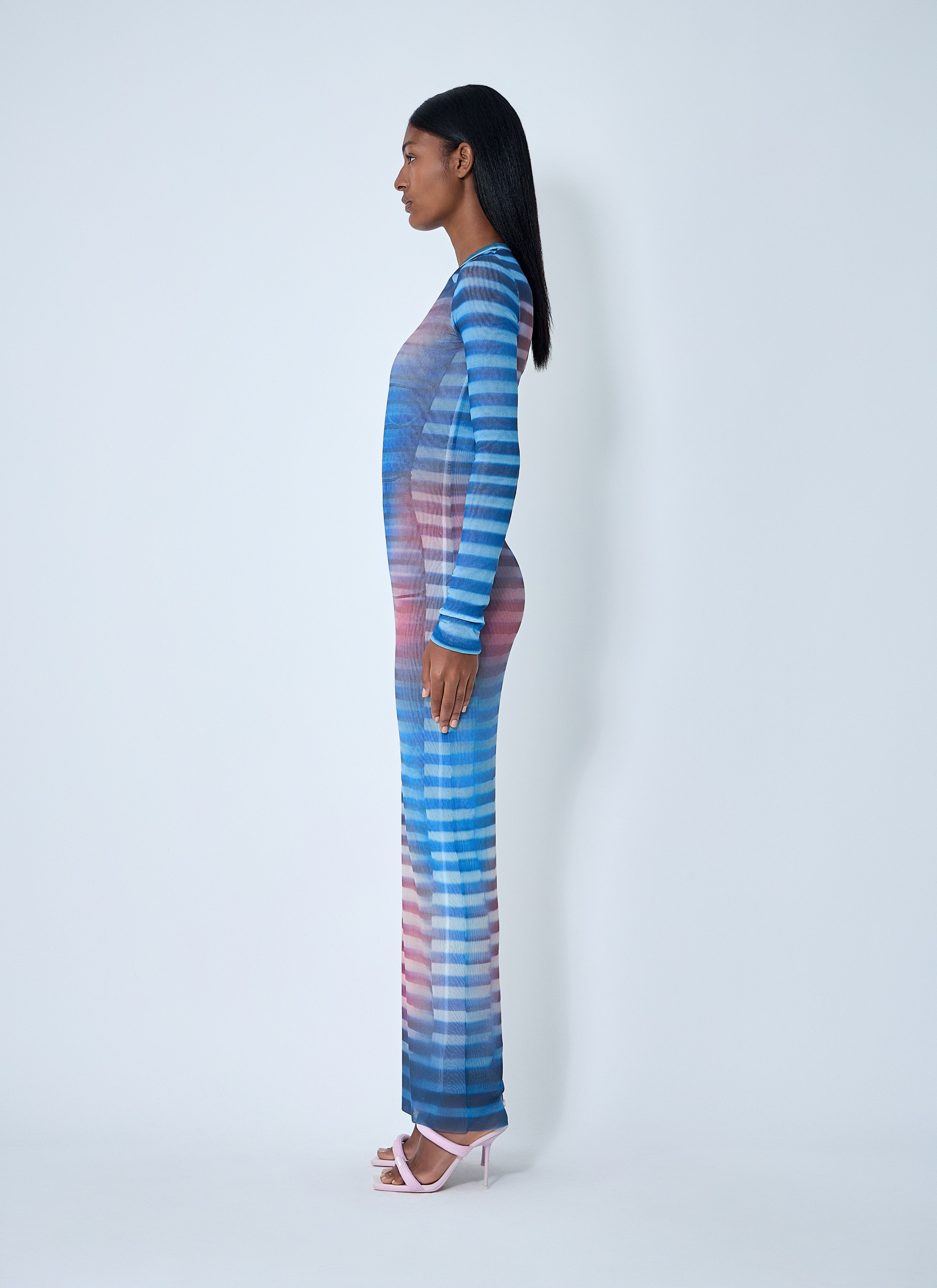 Jean Paul Gaultier Women Air Mesh Maxi Dress by Luosophy