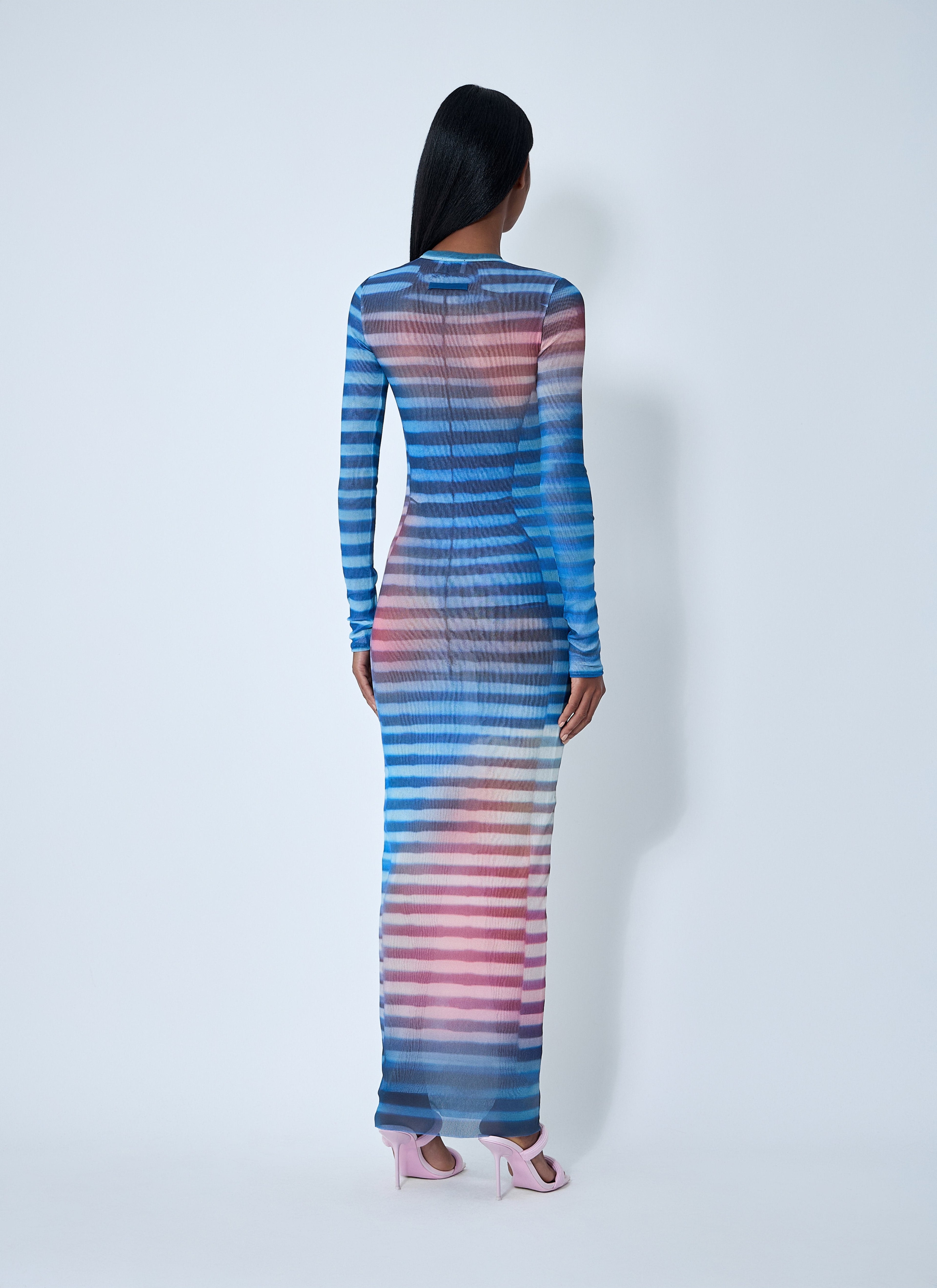 Jean Paul Gaultier Women Air Mesh Maxi Dress by Luosophy