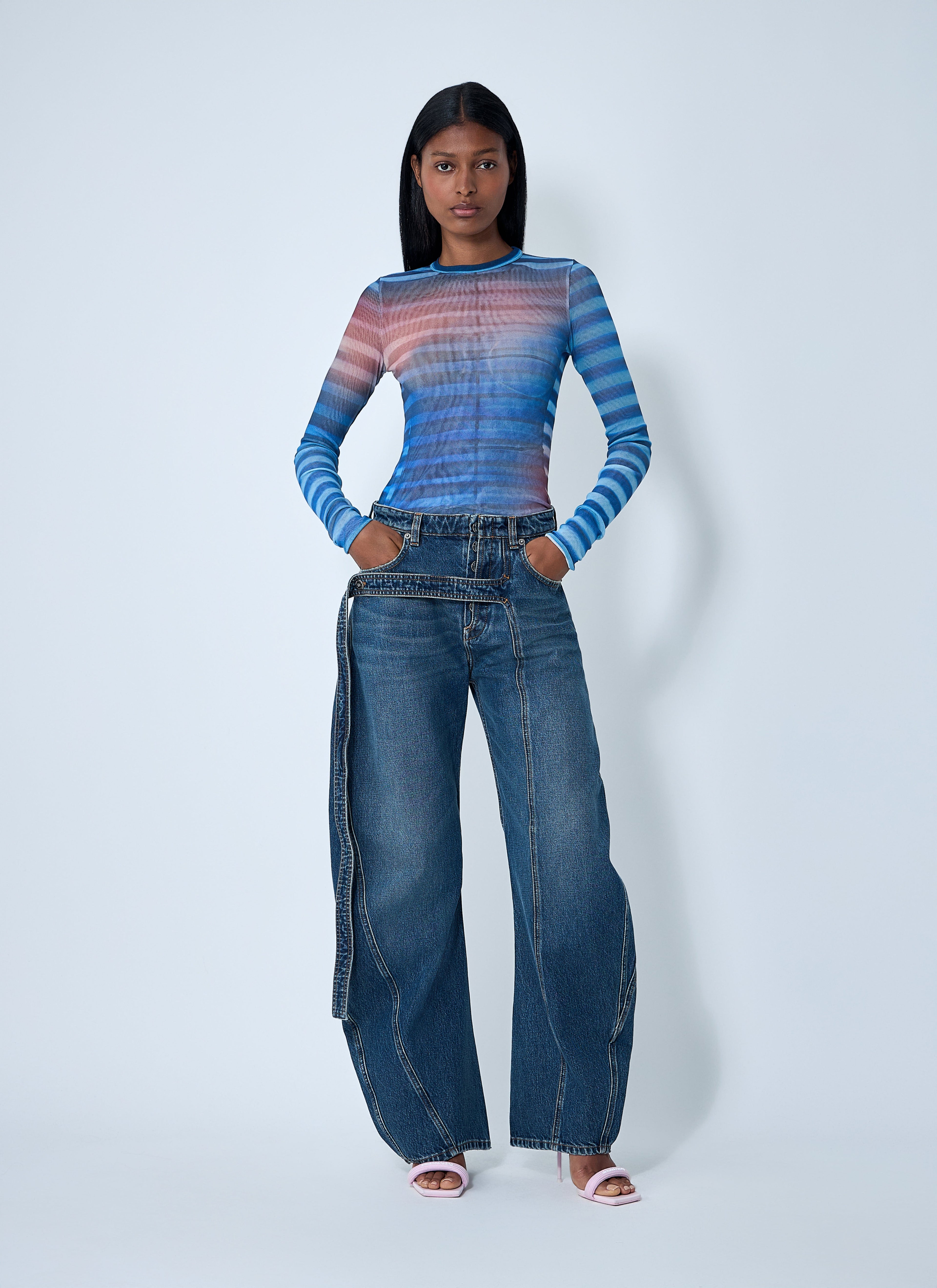 Jean Paul Gaultier Women Air Mesh Top by Luosophy