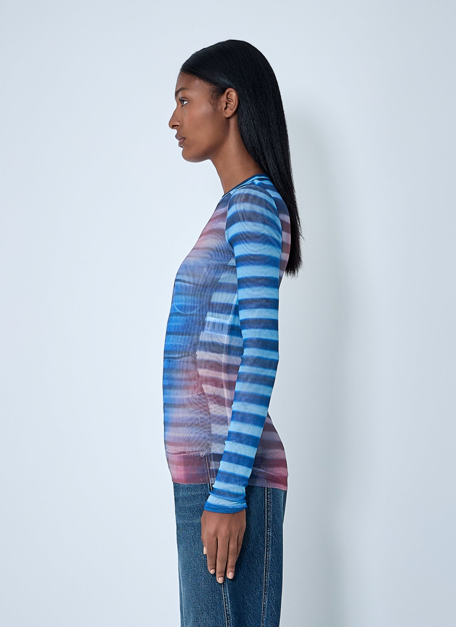 Jean Paul Gaultier Women Air Mesh Top by Luosophy