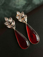 Joban Fashion Big Monalisa Stone Partywear Earring