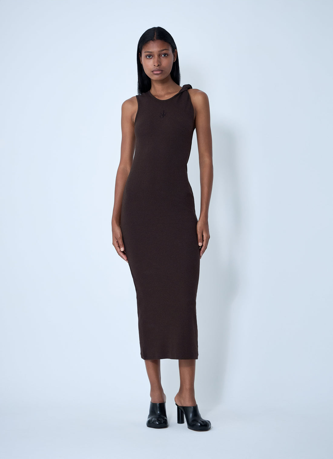 Jw Anderson Women Logo Motif Rib Dress by Luosophy