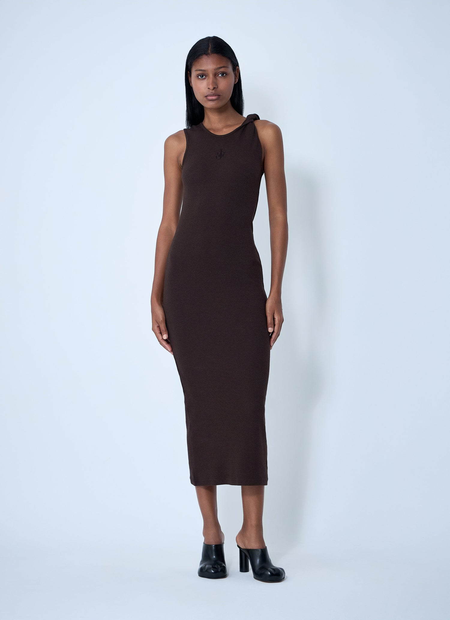 Jw Anderson Women Logo Motif Rib Dress by Luosophy