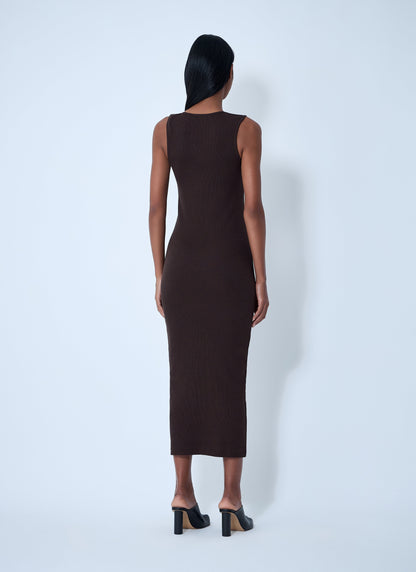 Jw Anderson Women Logo Motif Rib Dress by Luosophy