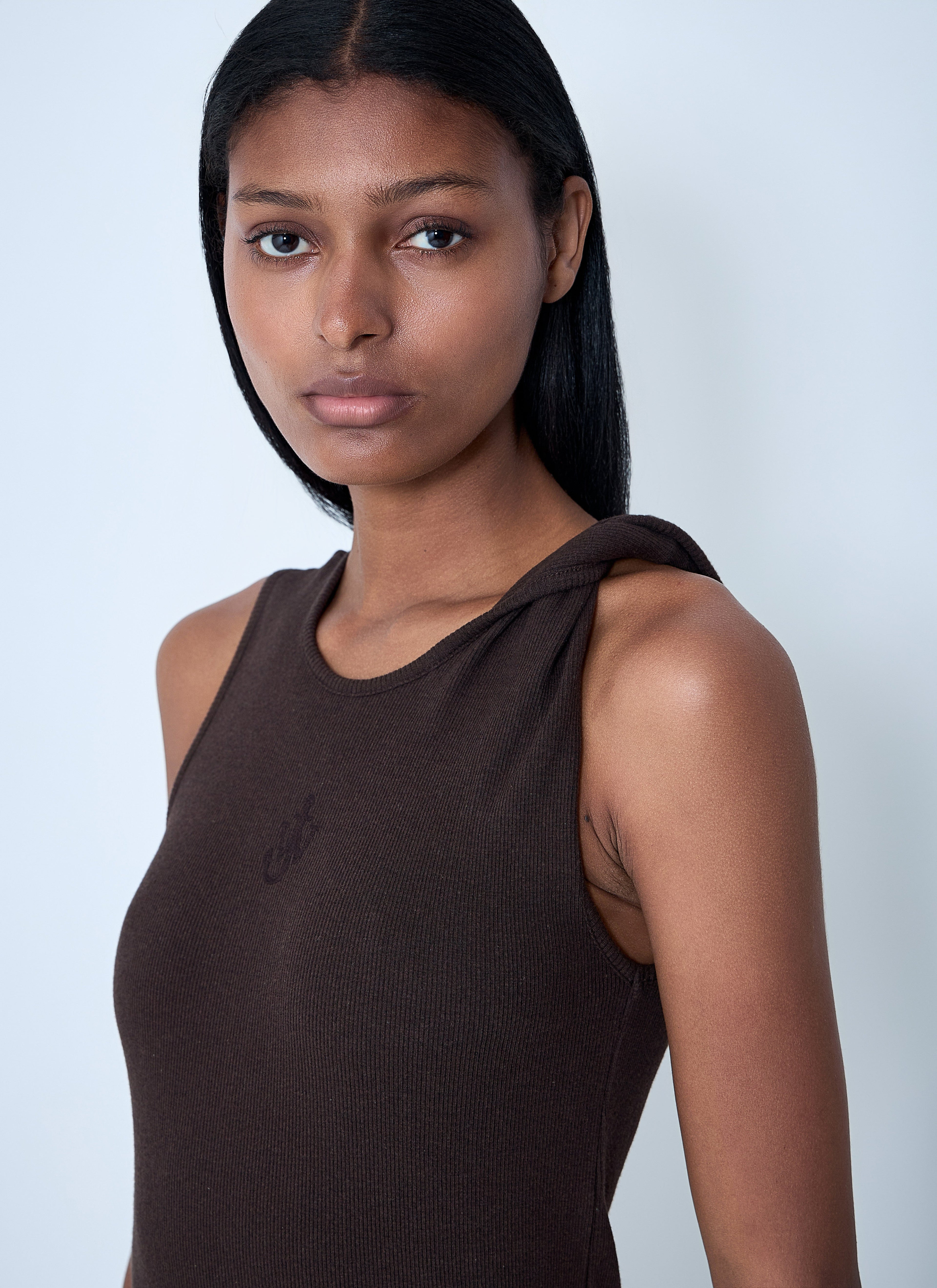 Jw Anderson Women Logo Motif Rib Dress by Luosophy