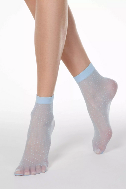 Socks Conte Fantasy 20 - Polka Dot - DestGlow