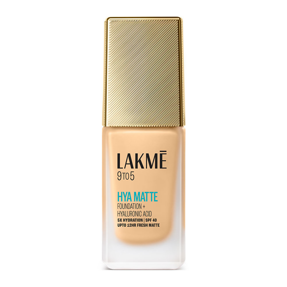 Lakme 9to5 Hya Matte Foundation + Hyaluronic Acid - Warm Creme