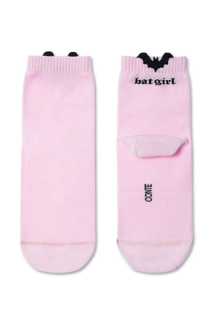 Cotton Socks Conte Classic 245 - Picot "Batgirl"