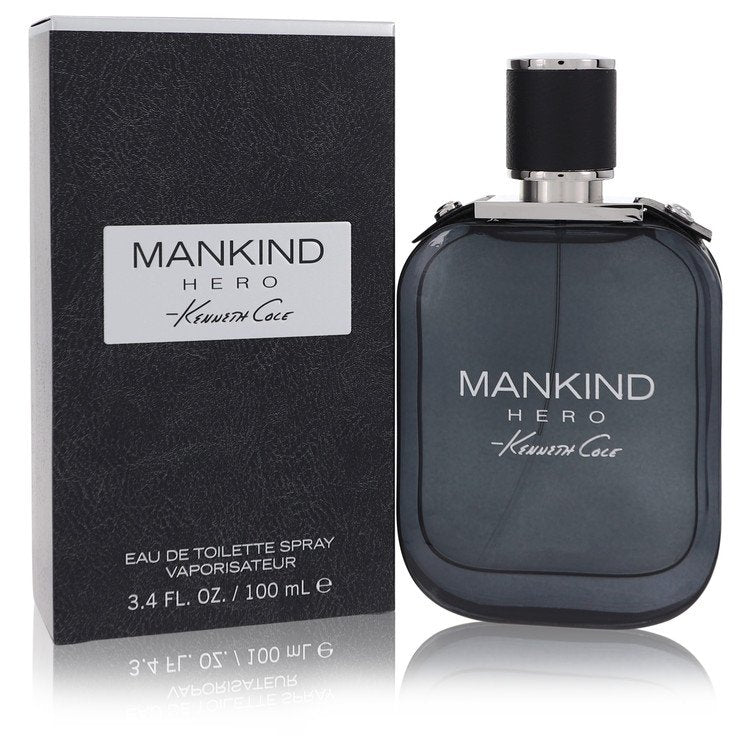Kenneth Cole Mankind Hero by Kenneth Cole Eau De Toilette Spray 3.4 oz for Men 