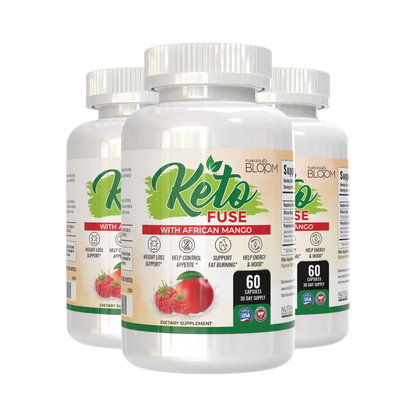 KetoFuse With African Mango - Dietary Supplement (60 Capsules)