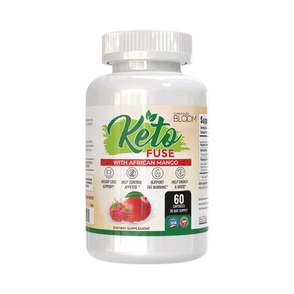 KetoFuse With African Mango - Dietary Supplement (60 Capsules)