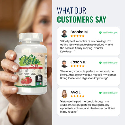 KetoFuse With African Mango - Dietary Supplement (60 Capsules)