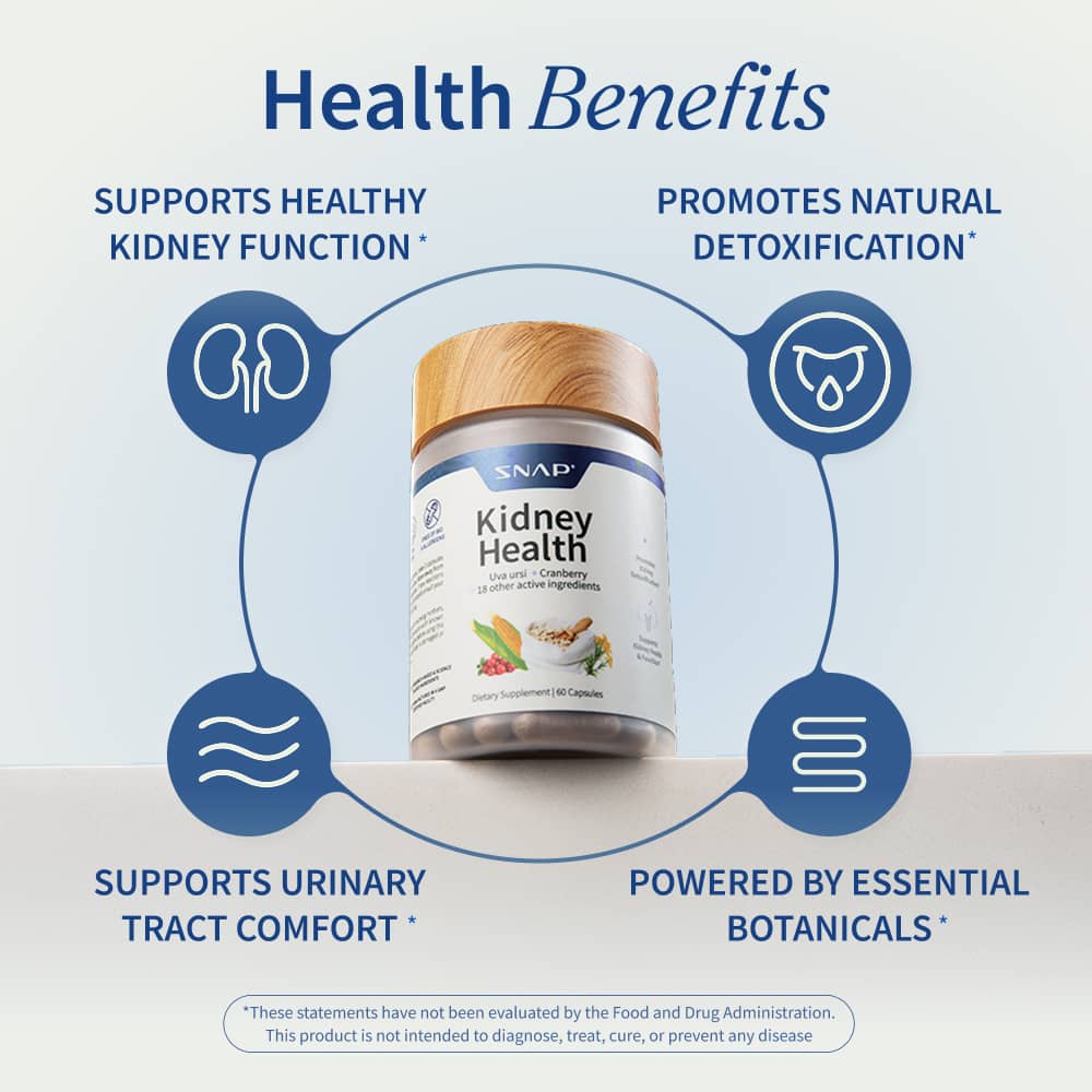 Kidney Health - Buy 2, Get 1 FREE! by Snap Supplements
