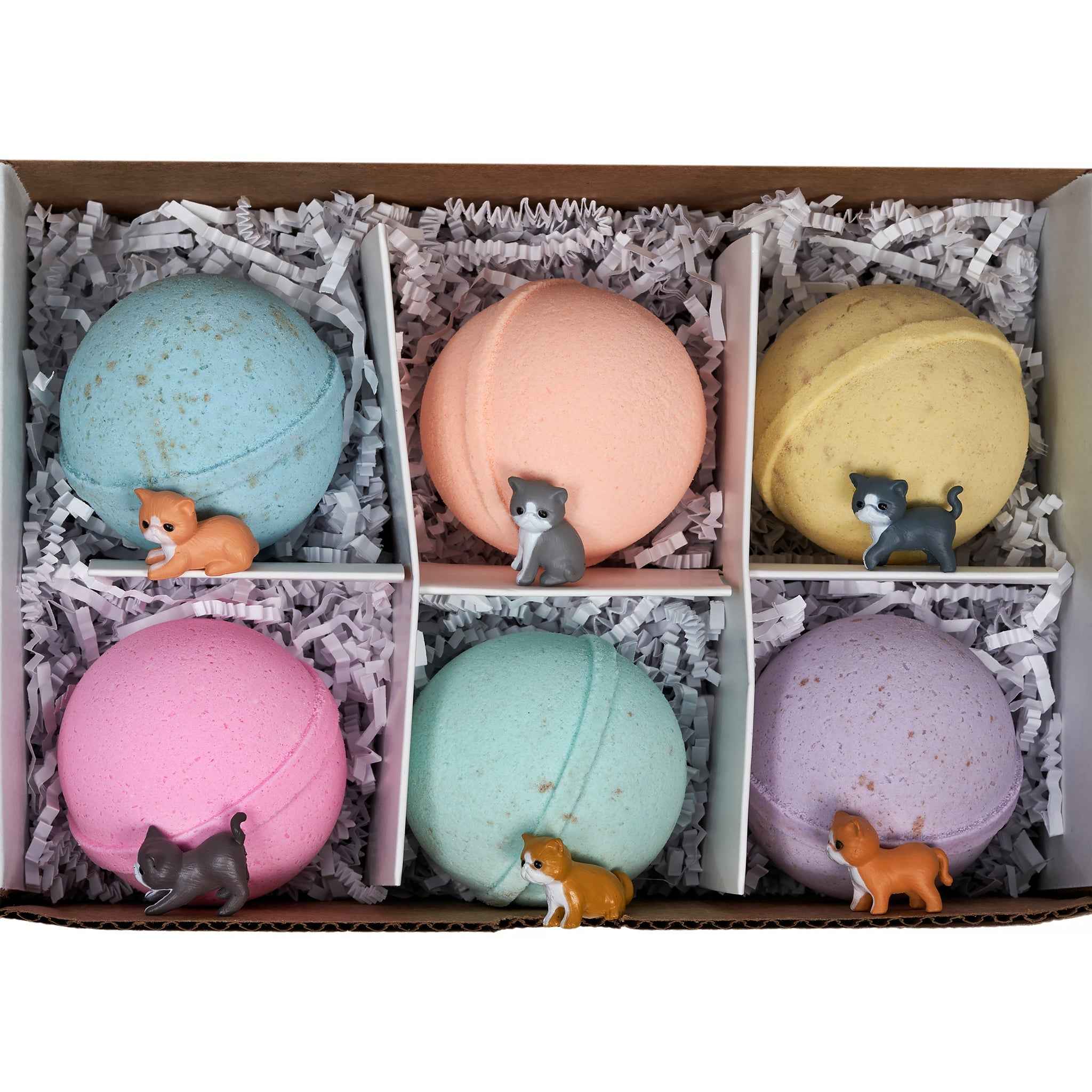 Spa Pure Kittens in Basket: 6 Adorable Kittens Bath Bombs