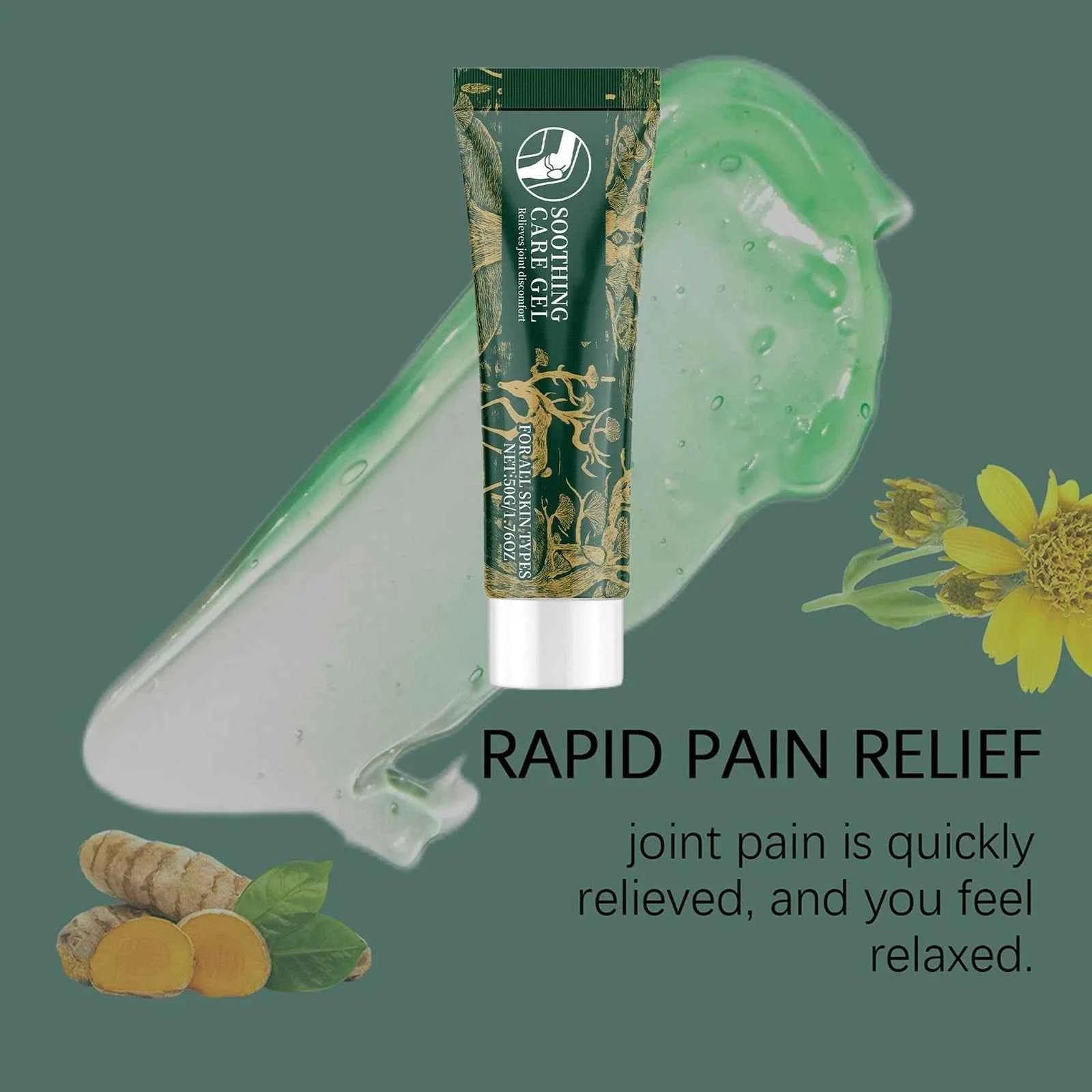 Targeted Joint Relief Gel with Cooling Fast-Absorbing Comfort All Natural Ingredients