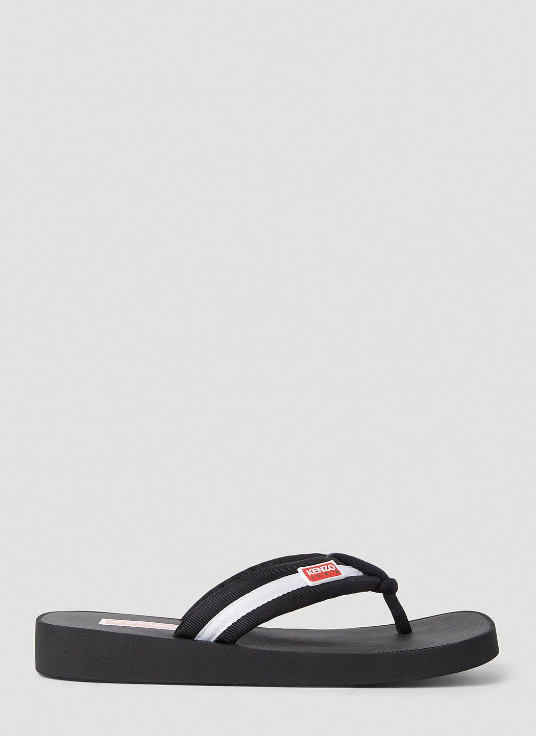 Kenzo Women Logo Patch Flip Flops by Luosophy