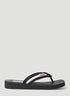 Kenzo Women Logo Patch Flip Flops by Luosophy