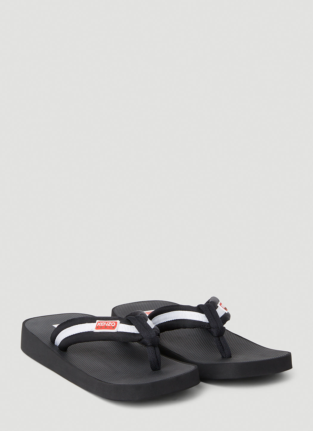Kenzo Women Logo Patch Flip Flops by Luosophy