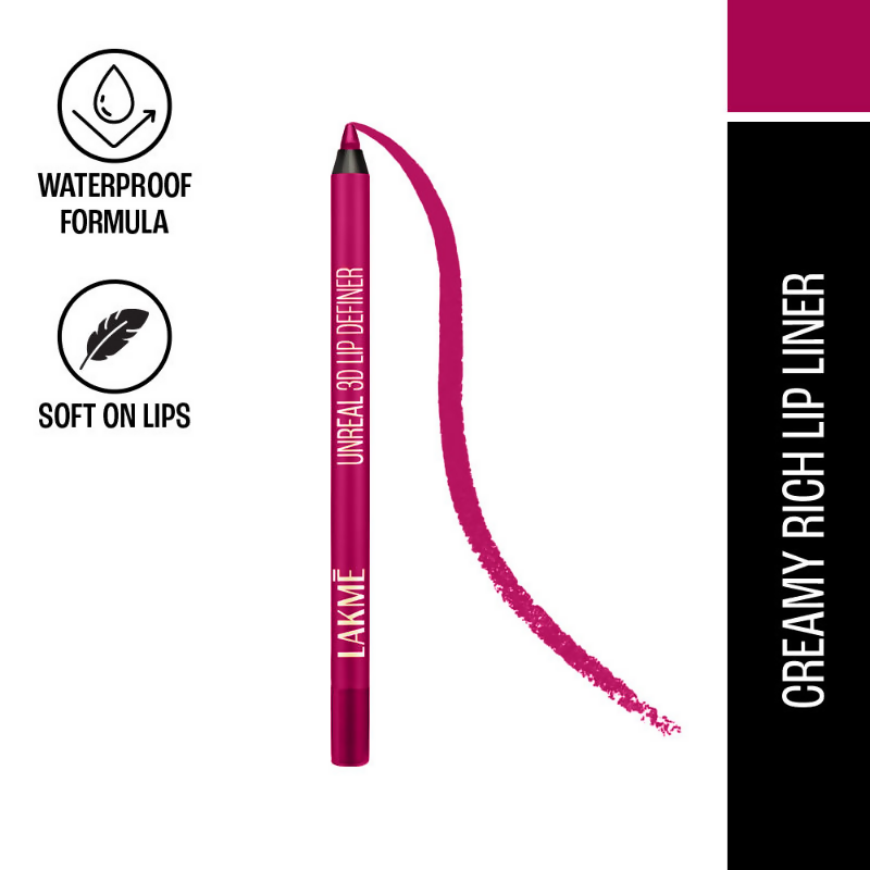 Lakme Unreal 3D Lip Definer - Carnation