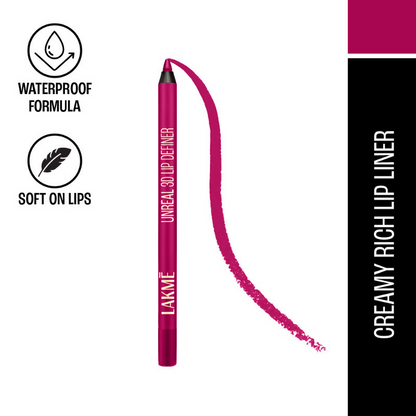 Lakme Unreal 3D Lip Definer - Carnation
