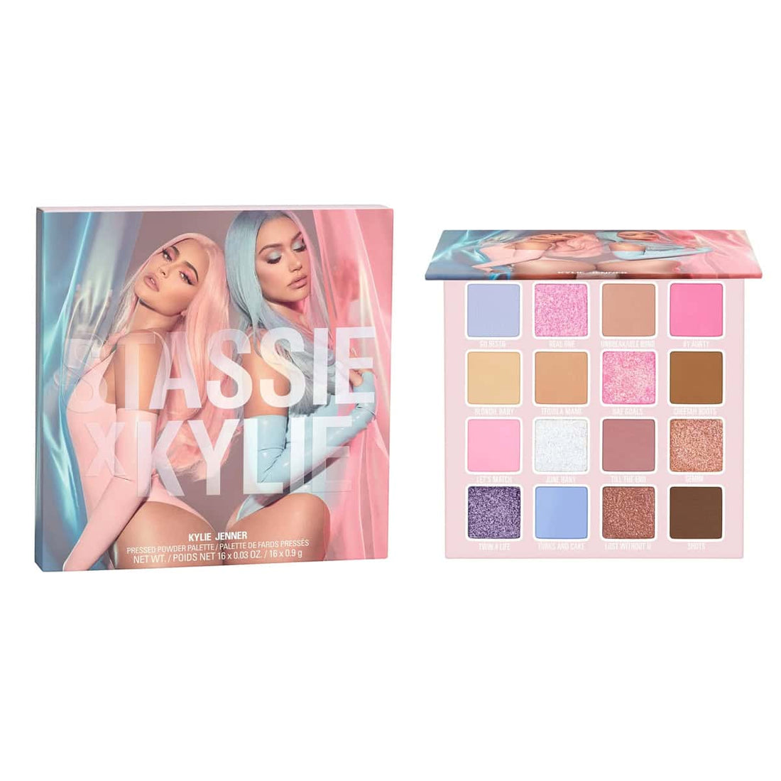 Kylie Cosmetics Stassie Collection Pressed Powder Palette 16 x 0.03 OZ by Nava Beauty