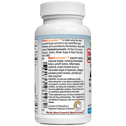 MetaCurcumin 277x: 10x SIRT6 Boost, No Pepper by RevGenetics