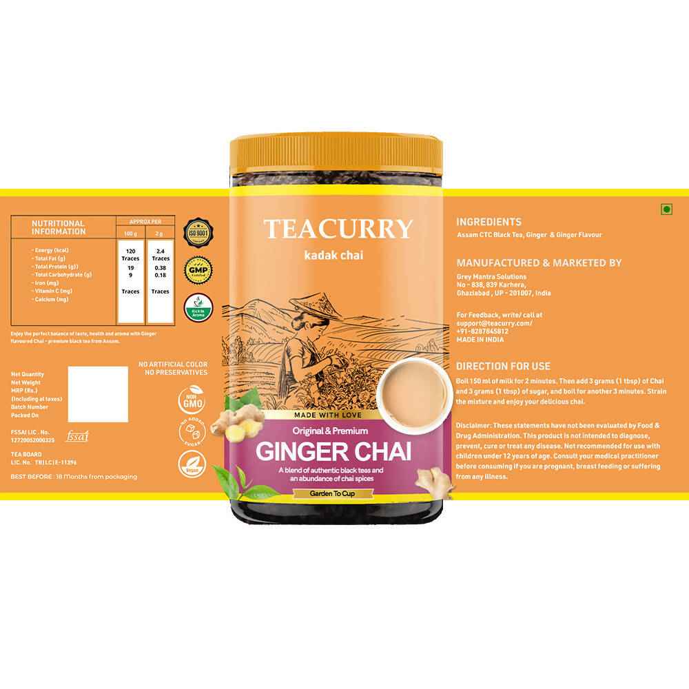Teacurry Ginger Chai Powder
