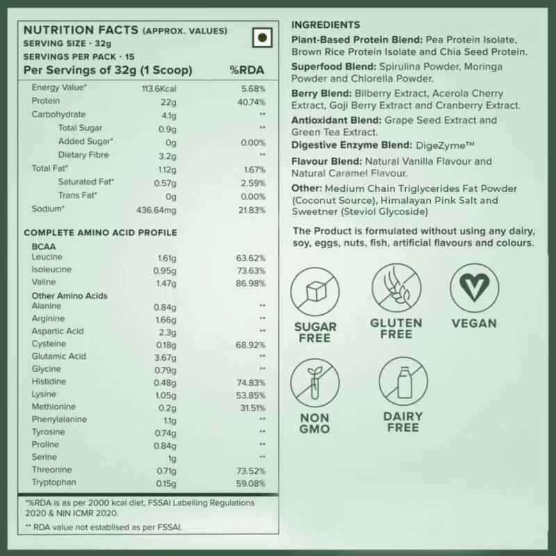 Wellbeing Nutrition Superfood Plant Protein Isolate - British Banoffee Pie
