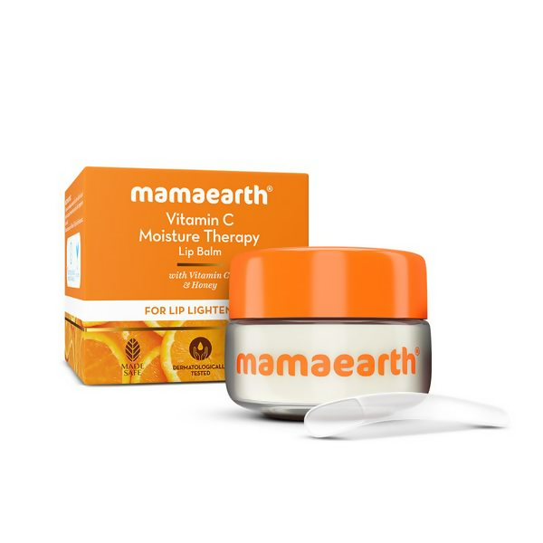 Mamaearth Vitamin C Moisture Therapy Lip Balm SPF 50 with Vitamin C &amp; Honey For Lip Lightening