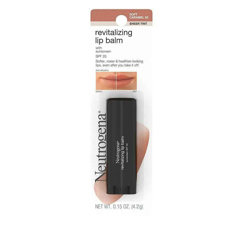 Neutrogena Revitalizing Lip Balm SPF 20, Soft Caramel 50