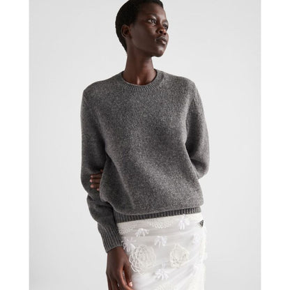 Prada Men Wool And Cashmere Crew-Neck Sweater by Luosophy