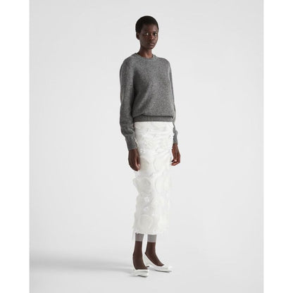 Prada Men Wool And Cashmere Crew-Neck Sweater by Luosophy