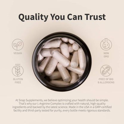 L-Arginine by Snap Supplements