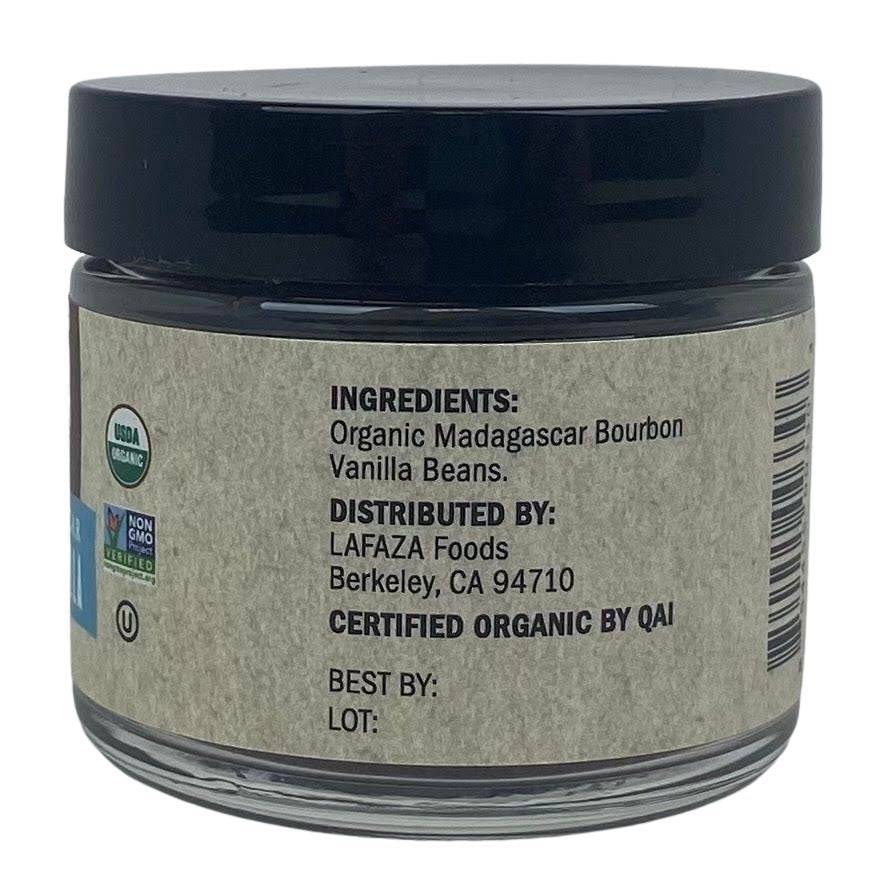 Vanilla, Ground, Organic, Pure Madagascar by Country Life Natural Foods