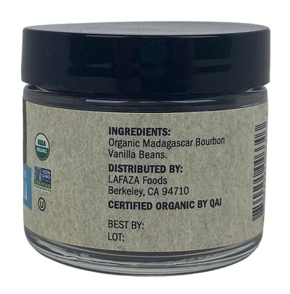 Vanilla, Ground, Organic, Pure Madagascar by Country Life Natural Foods