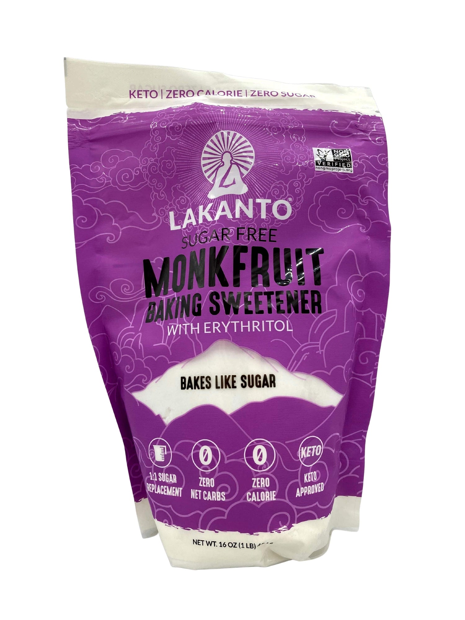 Monkfruit Sweetener with Erythritol by Country Life Natural Foods