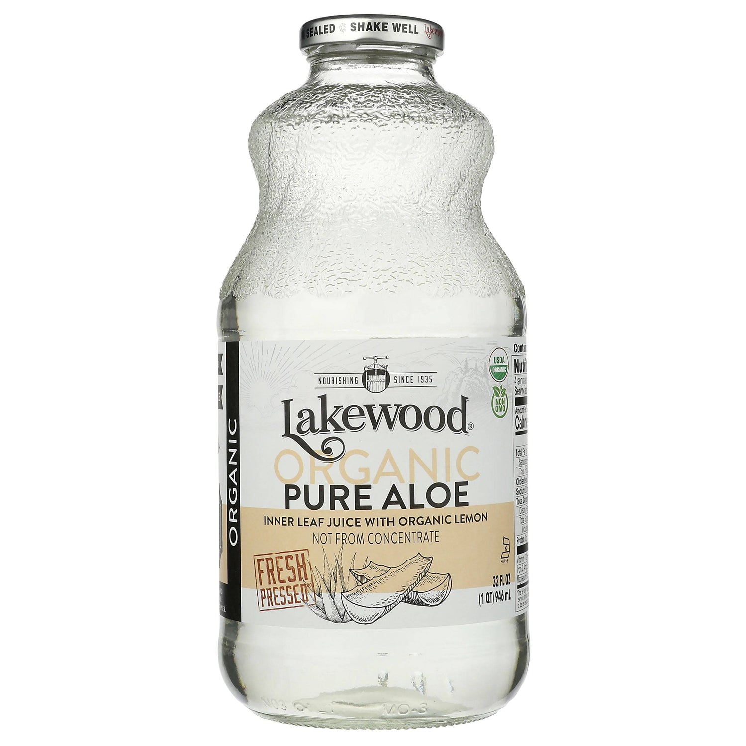Organic Aloe Juice with Lemon by Country Life Natural Foods