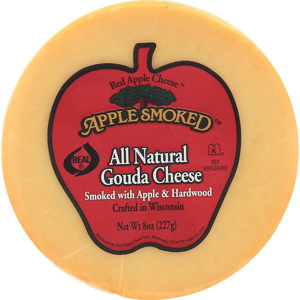 Red Apple Cheese Apple Smoked All Natural Gouda Cheese  DestGlow