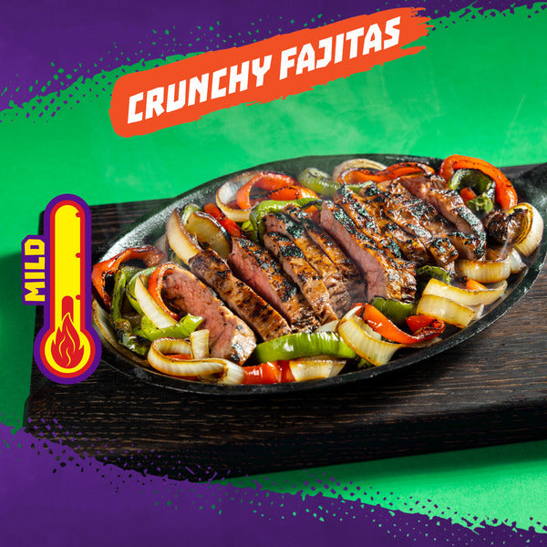 Takis Crunchy Fajitas 9.9 oz Sharing Size Bag, Fajita Flavored Mild Spicy Rolled Tortilla Chips  DestGlow