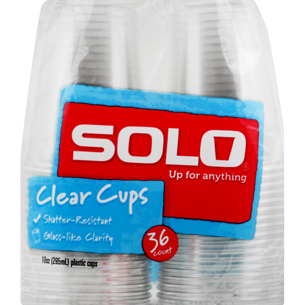 SOLO Cups, Clear, 10 Ounce  DestGlow