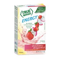 True Lemon Energy Strawberry Dragonfruit Drink Mix️  DestGlow