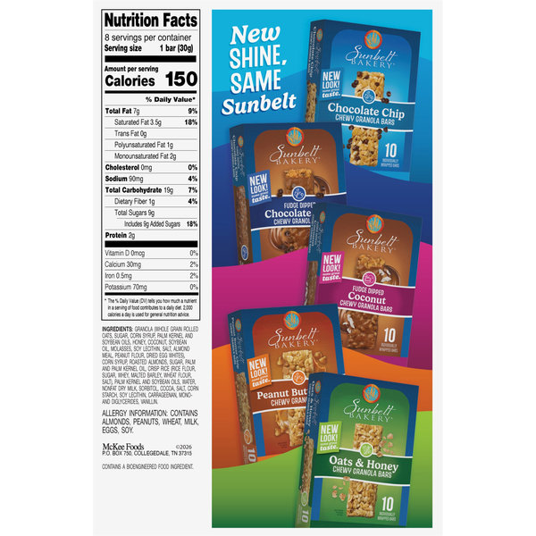 Sunbelt Bakery Chewy Sweet &amp; Salty Almond Granola Bars
